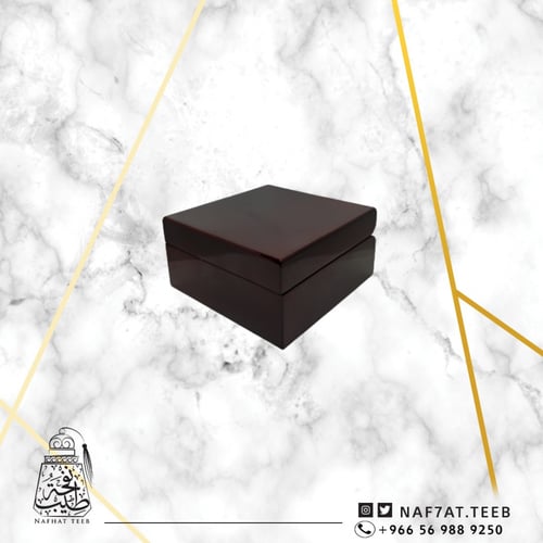 ربع تولة كريستال مع علبة إهداء خشبية فاخرة لون بني