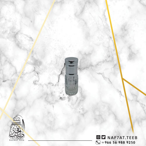 ربع تولة ميل زجاجي محكمة الإغلاق لون فضي