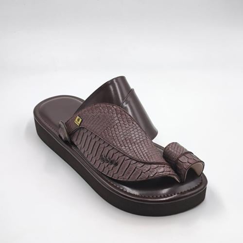 حذاء جلد ثعبان مطبوع مكس