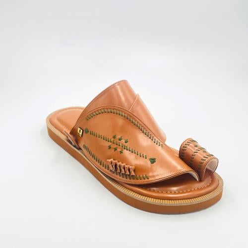 حذاء مطرز صوف كتان