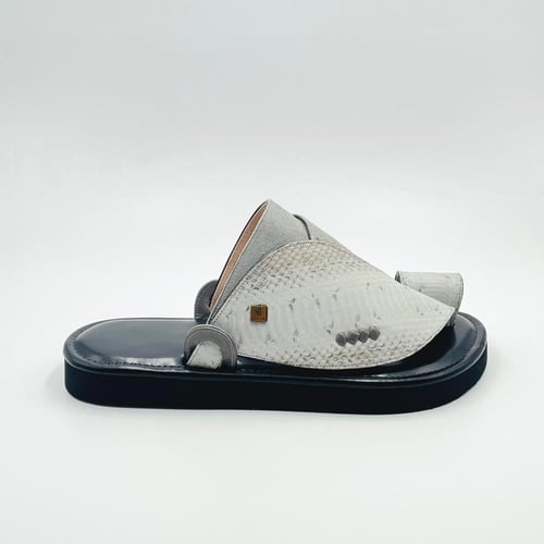 حذاء جلد افعى طبيعي