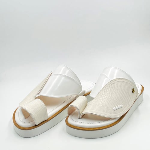 حذاء جلد ثعبان طبيعي