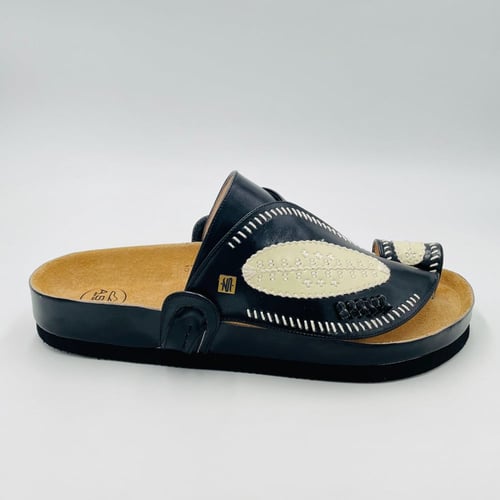 حذاء مطرز صوف كتان ربل طبي