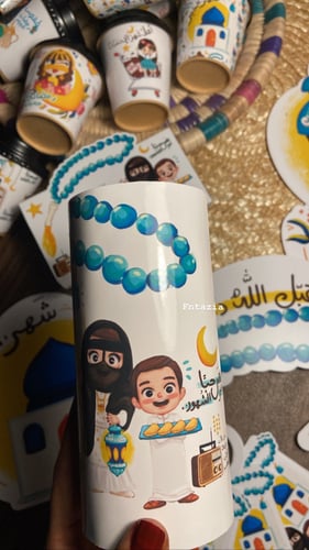 علبة منديل اسطواني