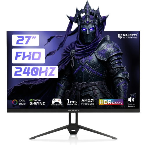 شاشة ألعاب ماجيستي 27 بوصة FHD | 240Hz | 1ms | IPS...