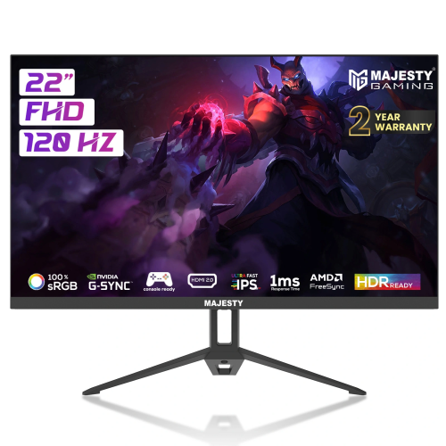 شاشة ألعاب ماجيستي 22 بوصة FHD | 120Hz | 1ms | IPS...