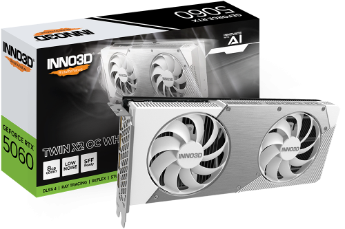 INNO3D RTX 5060 8GB TWIN X2 OC WHITE