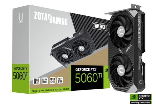 Zotac | RTX 5060 Ti 8GB TWIN EDGE | ZT-B50610E-10M