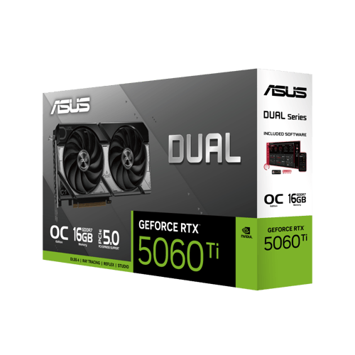 ASUS Dual GeForce RTX™ 5060 Ti 16GB GDDR7 OC Editi...