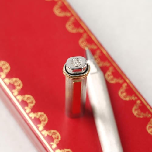 Cartier Pen 1980s - قلم كارتييه فنتج 1980 فضي