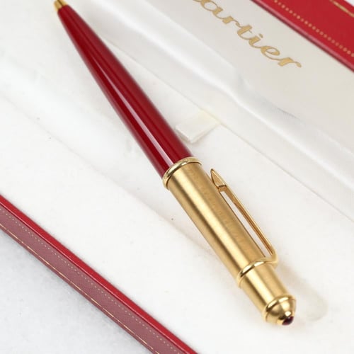 Cartier Pen Diabolo Composite red rare - قلم كارتي...