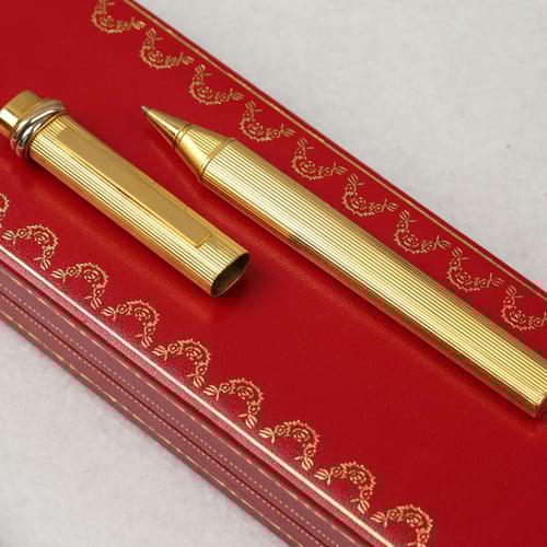 Cartier Pen 1980s - قلم كارتييه فنتج 1980 ذهبي