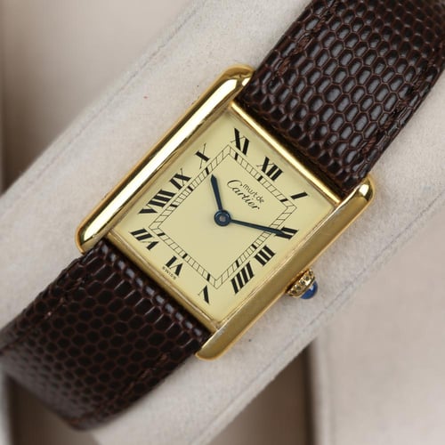 كارتييه تانك 1980م Cartier Tank vintage