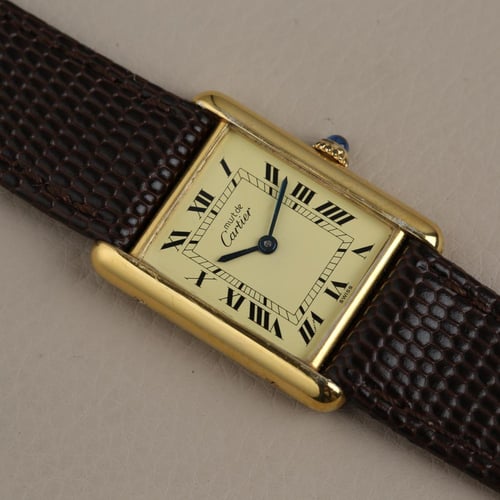 كارتييه تانك 1980م Cartier Tank vintage