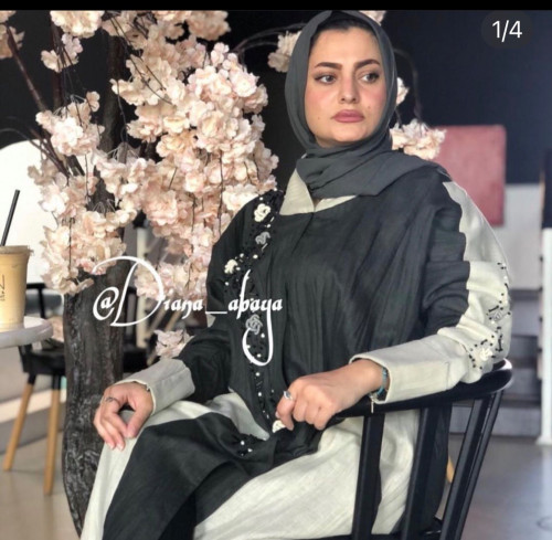 عبايه قماش لنن