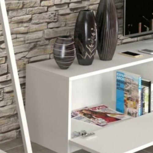 طاولة تلفزيون ابيض-موديل ege2