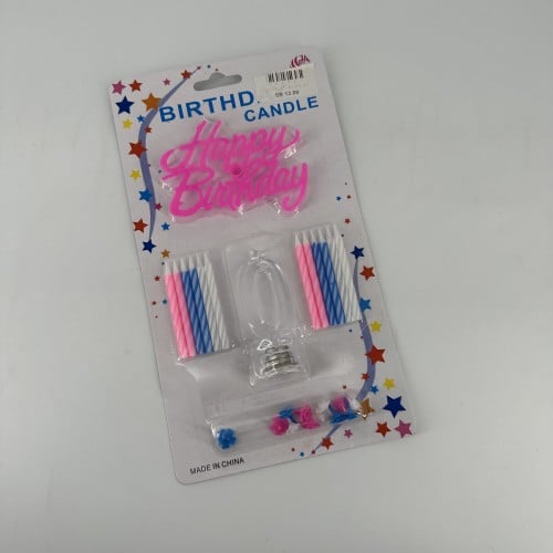 0 شموع حروف هابي بيرثدي