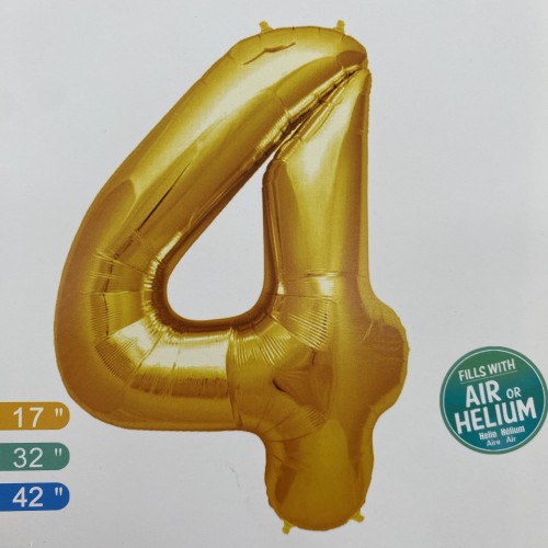 رقم ٤ ذهبي بدون نفخ