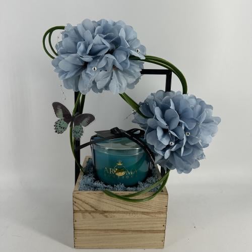 هديه شمعه ازرق