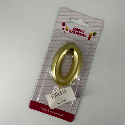 شموع ارقام 0