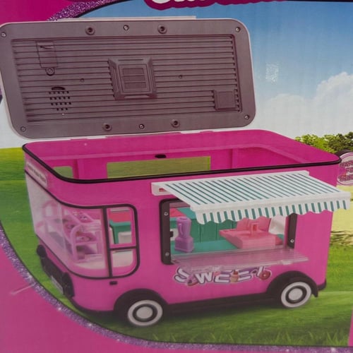 عربة طعام باربي -/+ التغليف