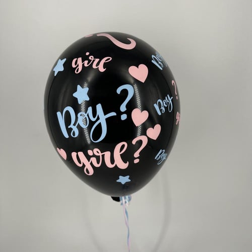 بلون جنس الجنين صغير مع نفخ