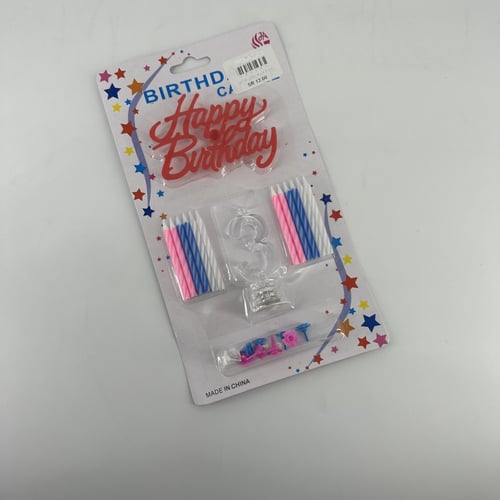 شموع حروف هابي بيرثدي3