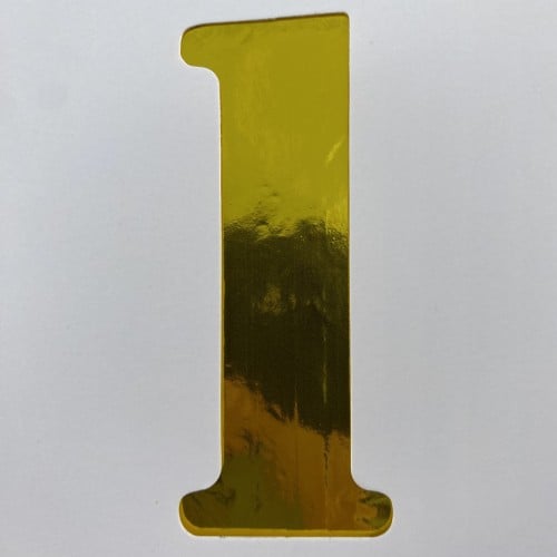 بلون رقم واحد ذهبي مع نفخ