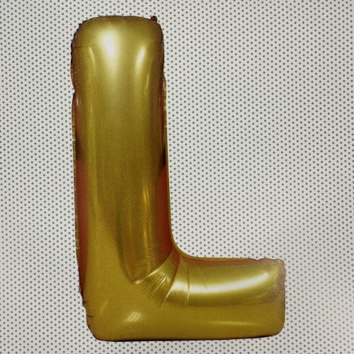 بلون حرف L مع النفخ