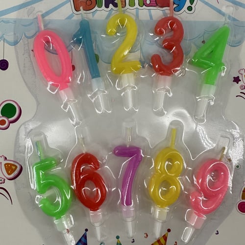 شموع كل الارقام