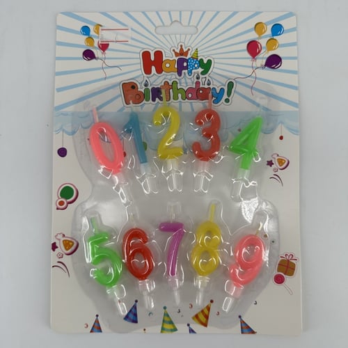 شموع كل الارقام