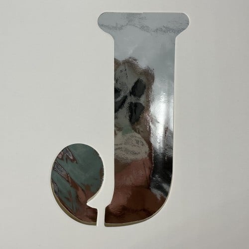 بلون حرف J مع نفخ