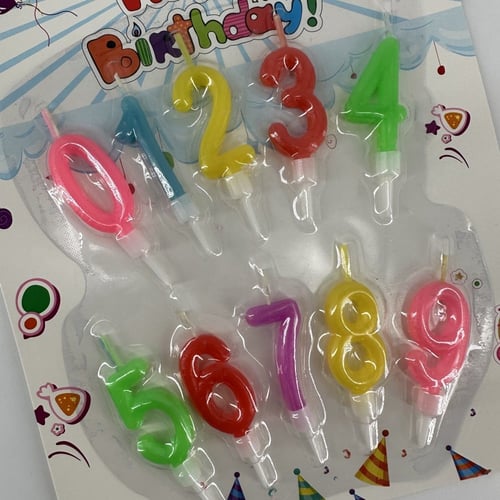 شموع كل الارقام