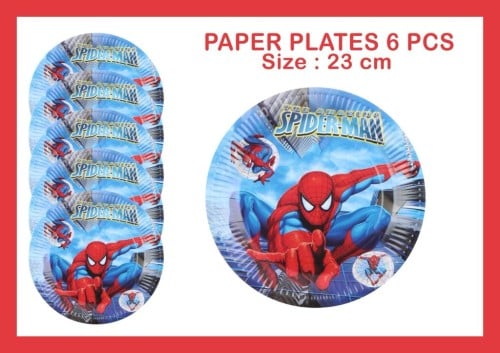 صحون حفلات سبايدرمان