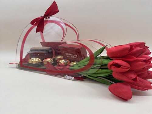 هديه الفلنتاين شوكلت و ولعبه زوجيه مع شمعة اروما م...