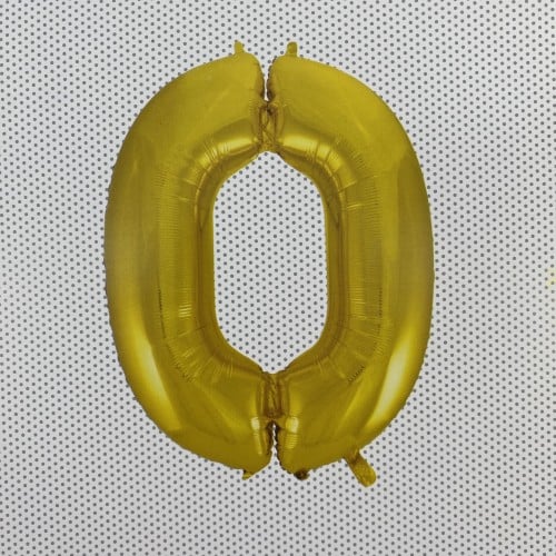 بلون رقم صفر مع نفخ