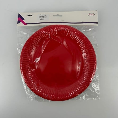 صحون حفلات احمر