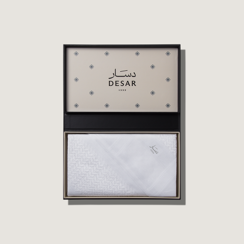 شماغ دسار الابيض