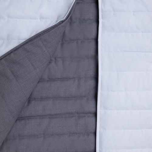 صديري المختلف شتوي دبل فيس ابيض / رمادي