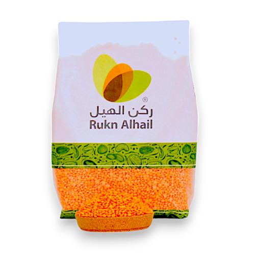 عدس أحمر حبة كامل ( كيلو )