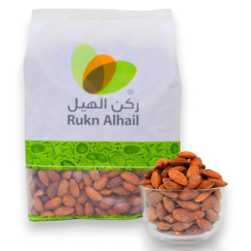 لوز أمريكي جامبو محمص مملح من ركن الهيل 1000 جرام