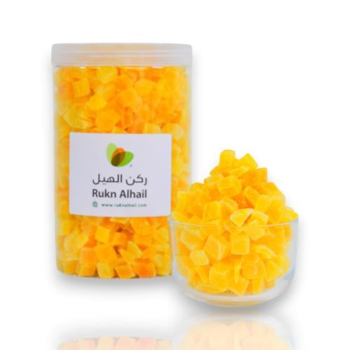 مانجو مجفف قطع صغيره خفيف السكر