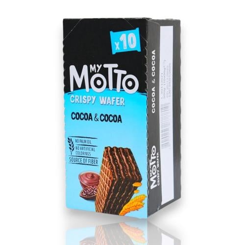 ويفر ماي موتو بطعم الشوكولاته 10 حبات * 34 جرام