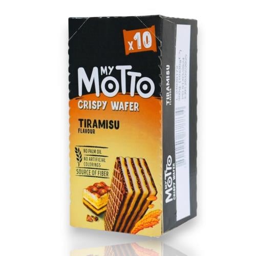 ويفر ماي موتو بطعم التراميسو 10 حبات * 34 جرام