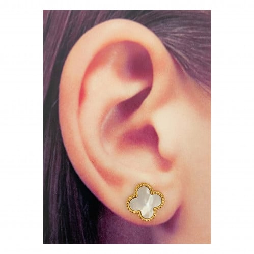 حلق ستيل بديل الذهب