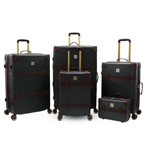 طقم كلاسيك للسفر بالوان الاخضر