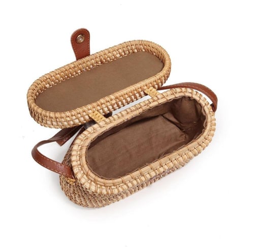 شنطة مستديره خزرانيه