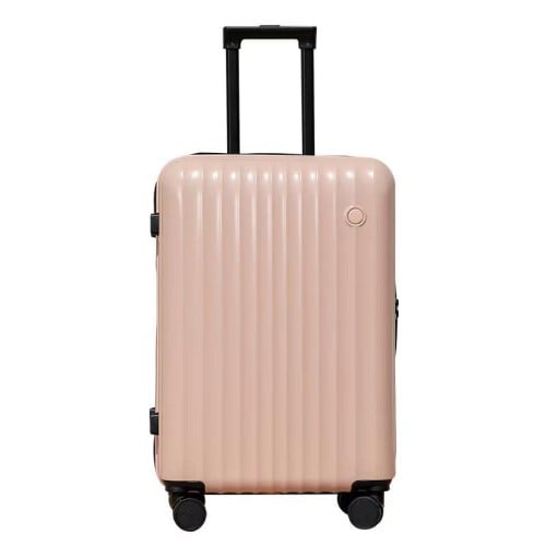 شنطة ترولي للسفر وردي