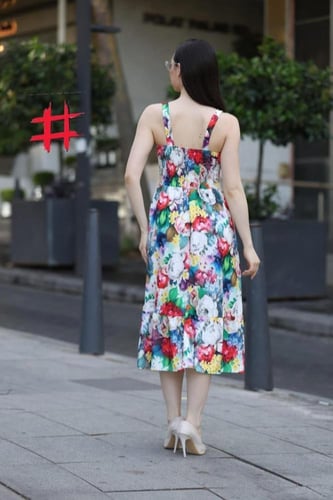 فستان ازهار الربيع