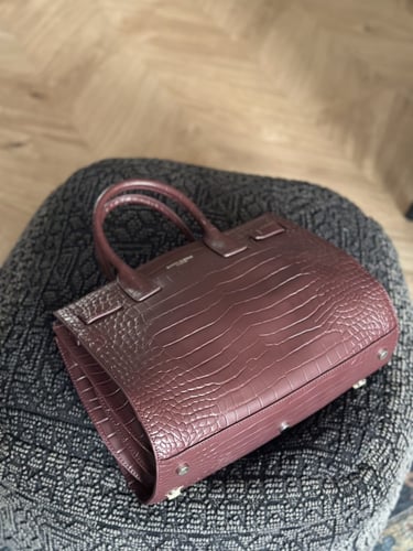 شنطة بمقاس كبير سانت لورن بالوان العنابي المطفي